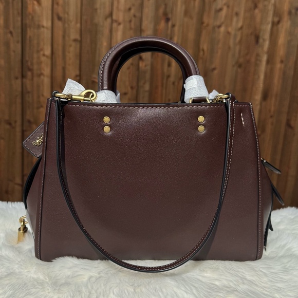 NWT Coach Rogue 31 Maple Leather Purse - Picture 3 of 10
